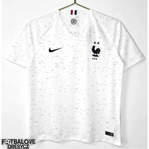 Francie 2018-2019 Retro Venkovní Dres Krátký Rukáv Francie 2018-2019 Retro Venkovní Dres Krátký Rukáv